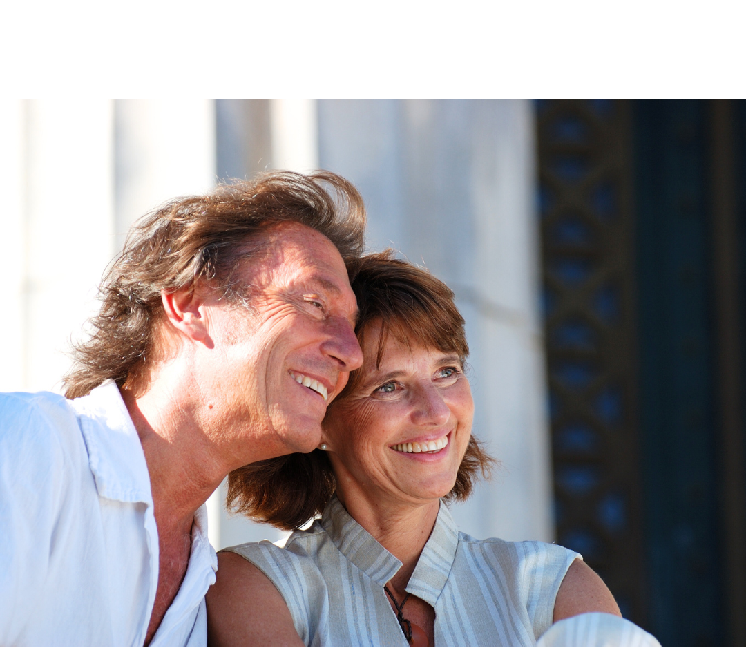 man and woman in embrace